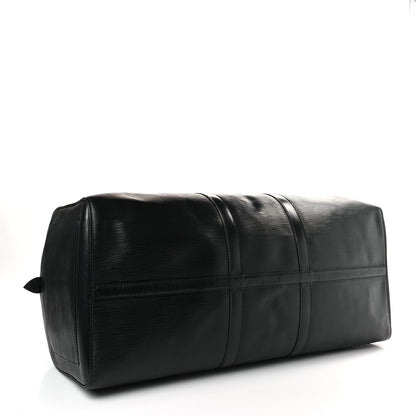 Louis Vuitton Epi Keepall 55 Black 3 of 7
