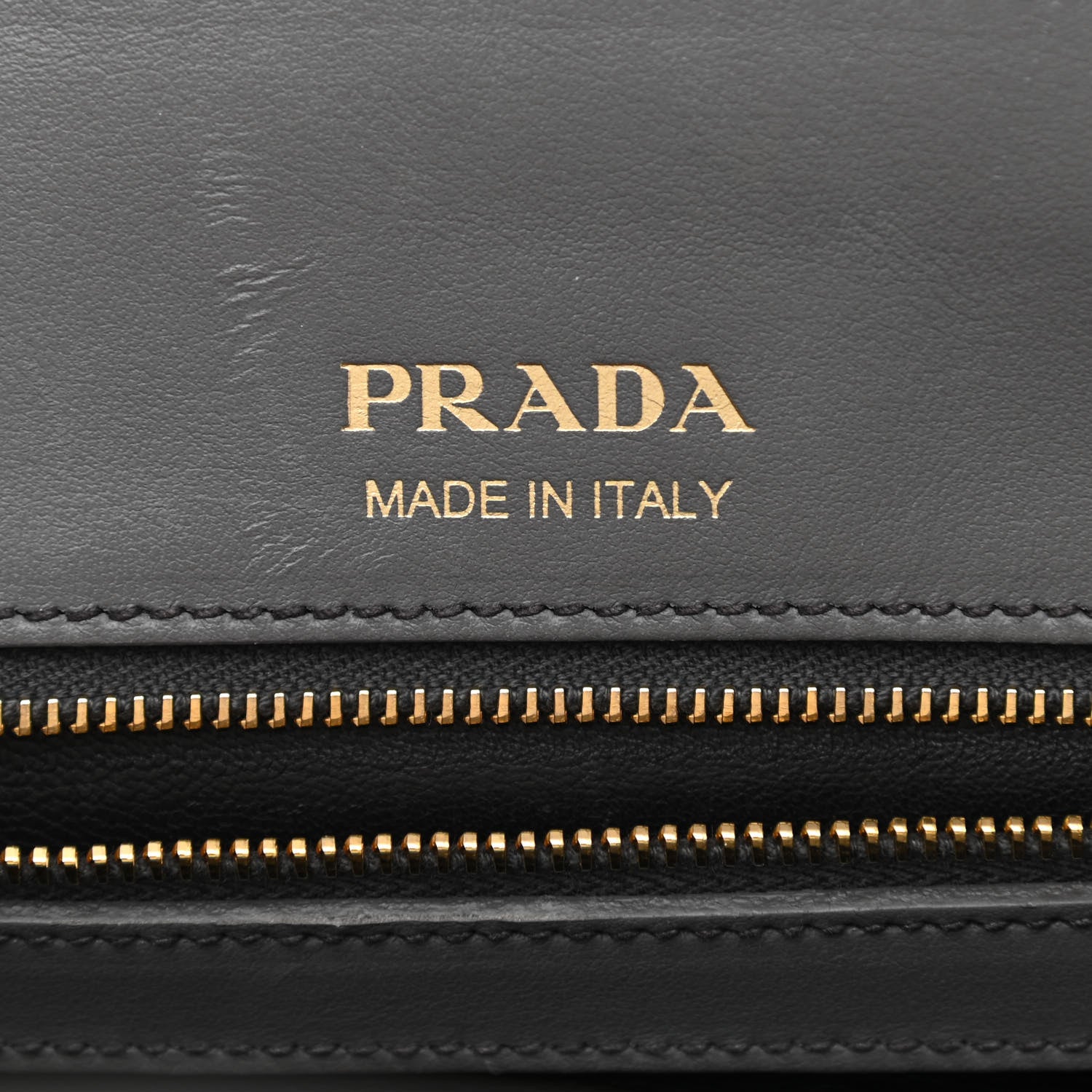 Prada Saffiano City Calfskin Medium Bibliothèque Top Handle Mercurio 6 of 12