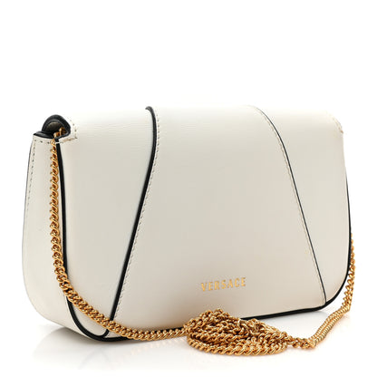Versace Vitello Virtus Mini Chain Bag White 3 of 11