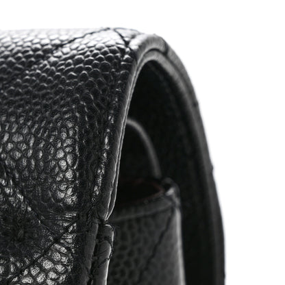 Chanel Caviar Quilted Maxi Double Flap Black 14 of 15