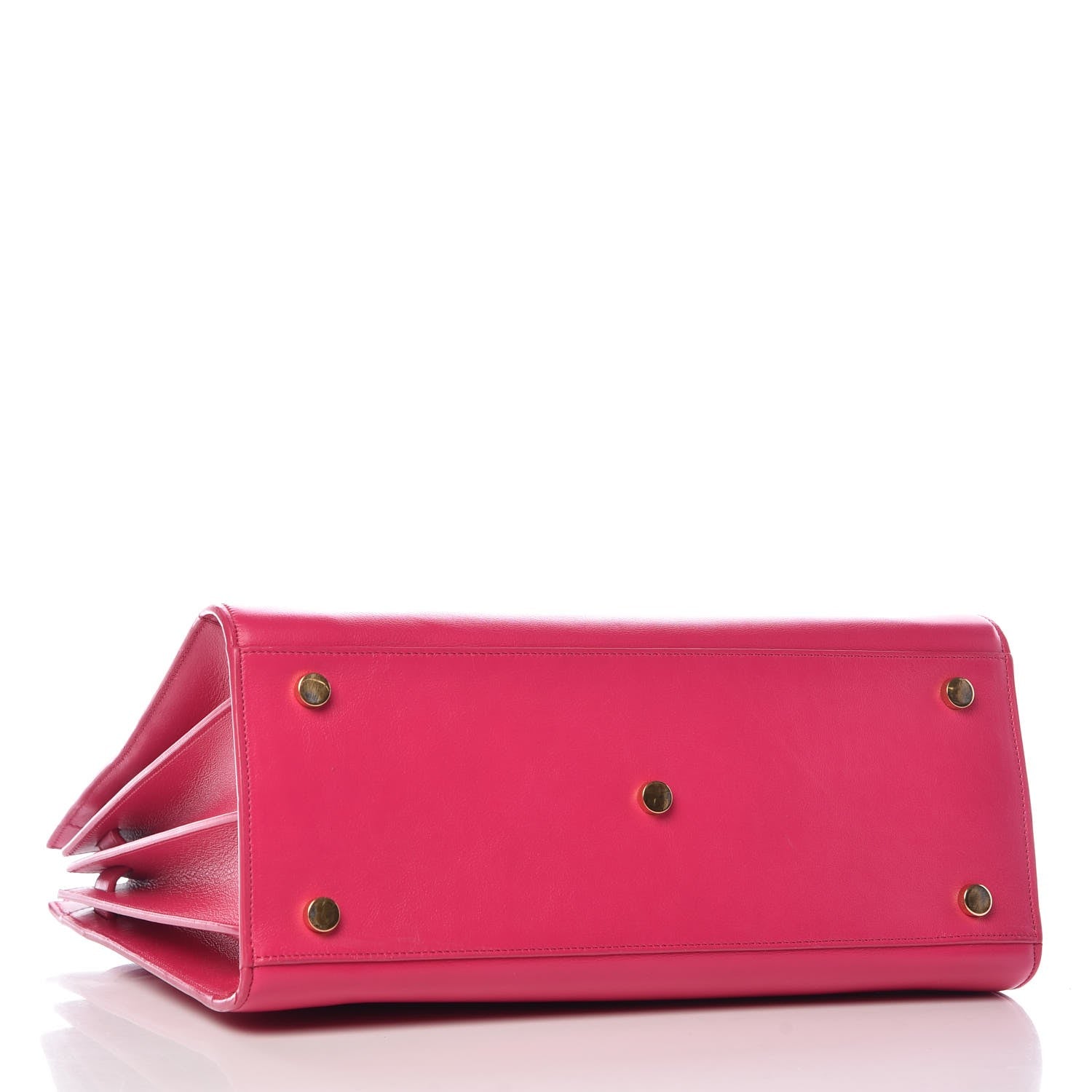Saint Laurent Calfskin Small Sac De Jour Lipstick Fuchsia 5 of 14