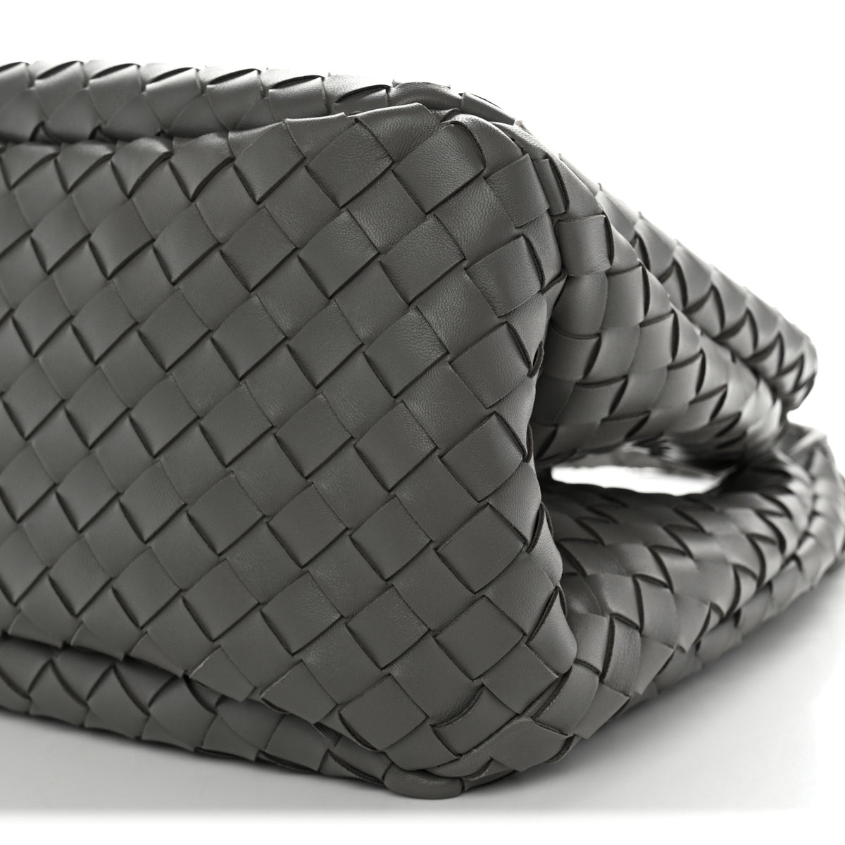 Bottega Veneta Nappa Intrecciato Medium Campana Shoulder Bag Basalt 10 of 10