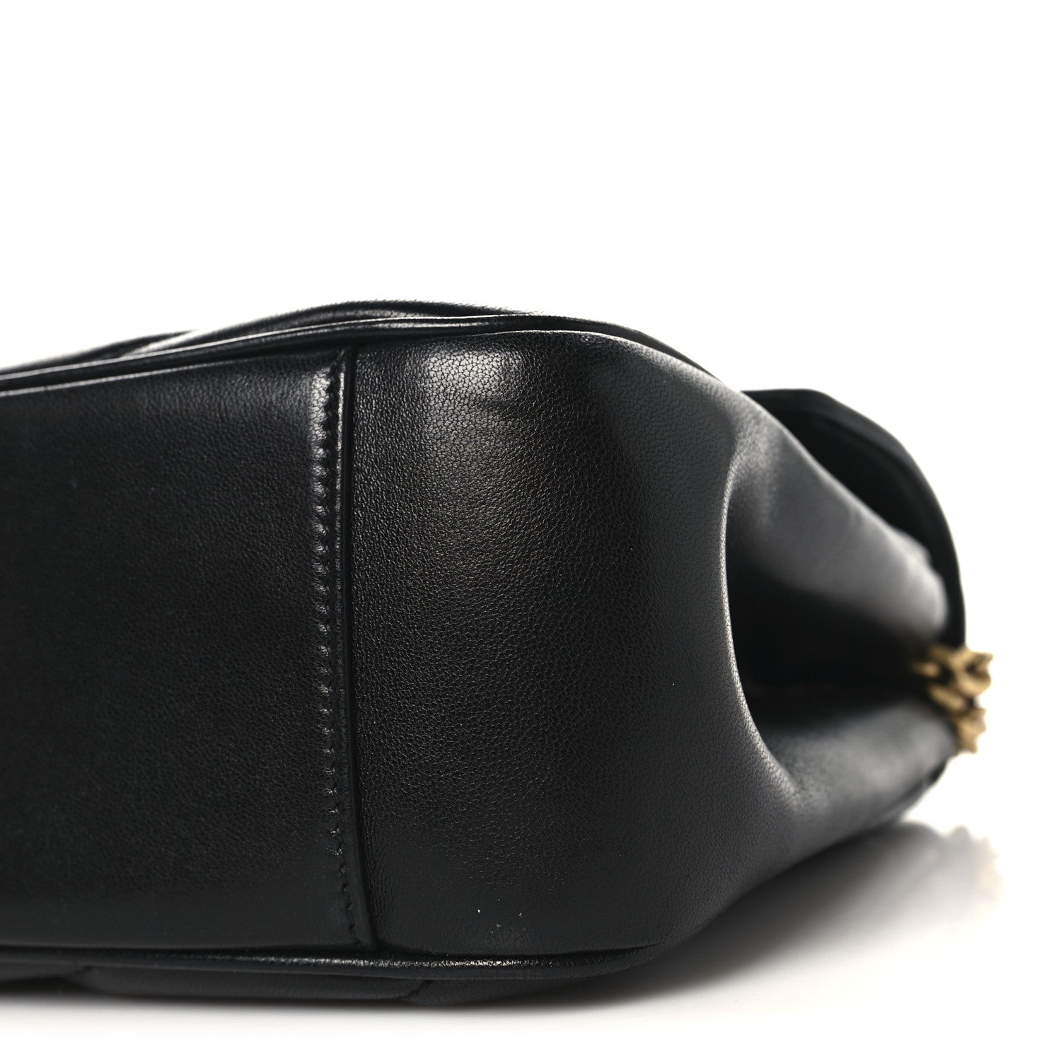 Saint Laurent Lambskin Chevron Quilted Medium LouLou Black 11 of 11