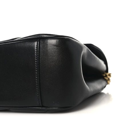 Saint Laurent Lambskin Chevron Quilted Medium LouLou Black 11 of 11