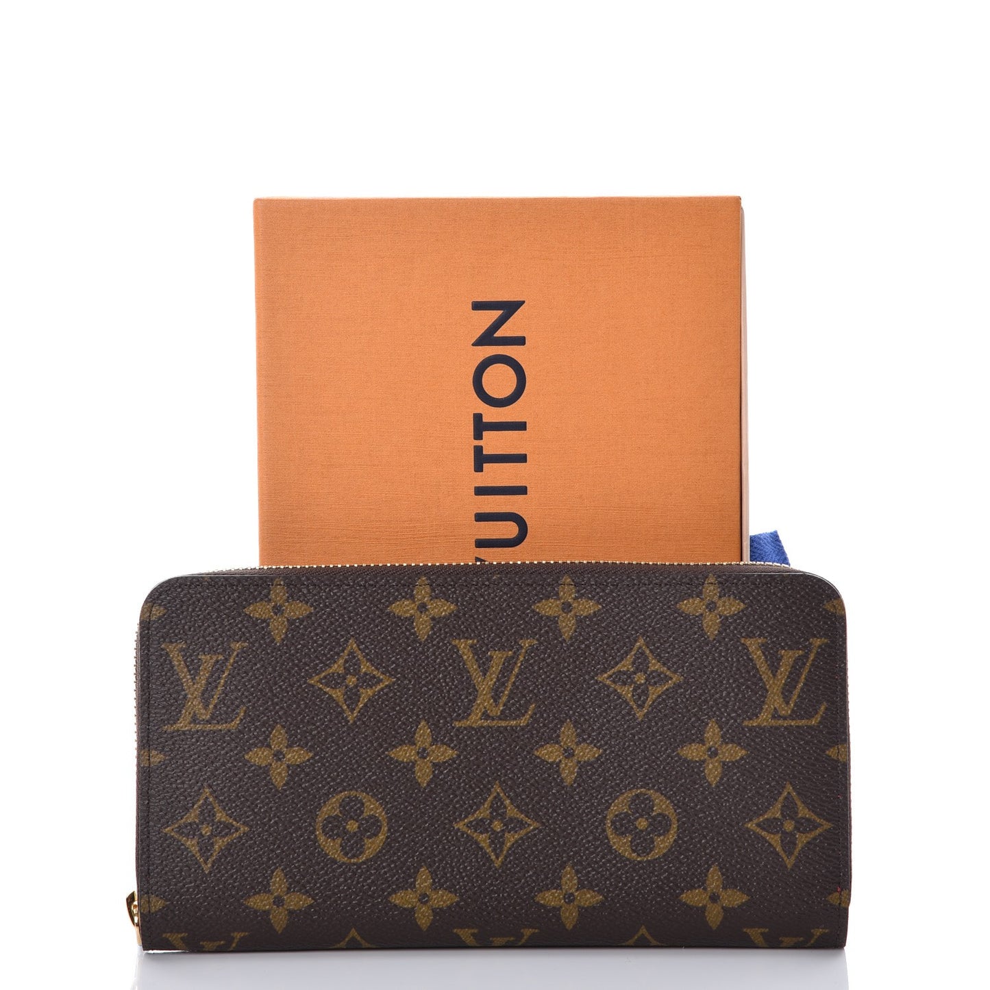 Monogram Zippy Wallet Coquelicot