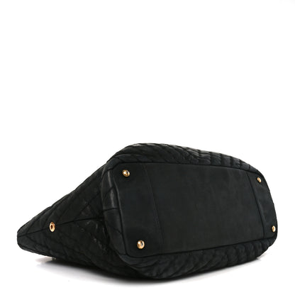 Chanel Calfskin Chevron Quilted Surpique Tote Black 4 of 10