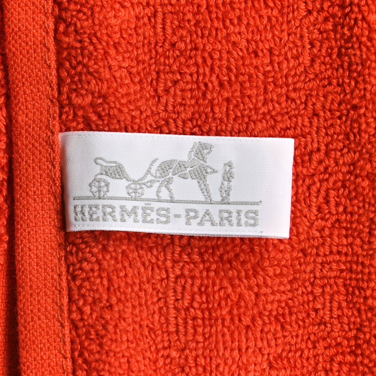 HERMES バスマット Hermes Cotton Labyrinthe Bath Towel Orange Feu 958805 – FASHIONPHILE