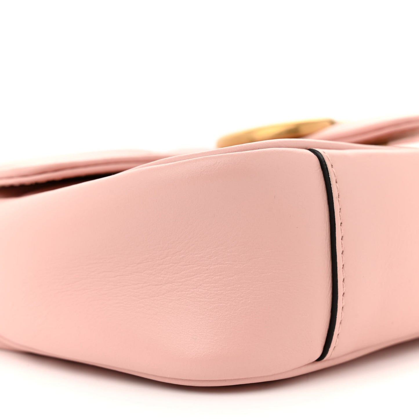 Calfskin Matelasse Mini GG Marmont Shoulder Bag Perfect Pink