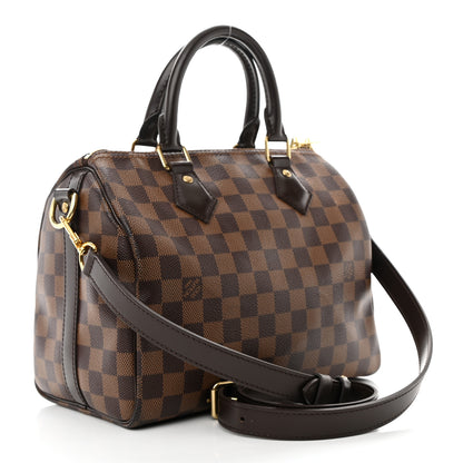 Louis Vuitton Damier Ebene Speedy Bandouliere 25 3 of 9