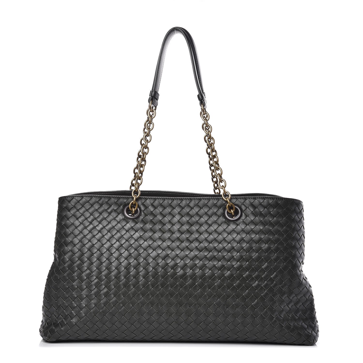 Bottega Veneta Nappa Intrecciato Large Tote Green 1 of 13