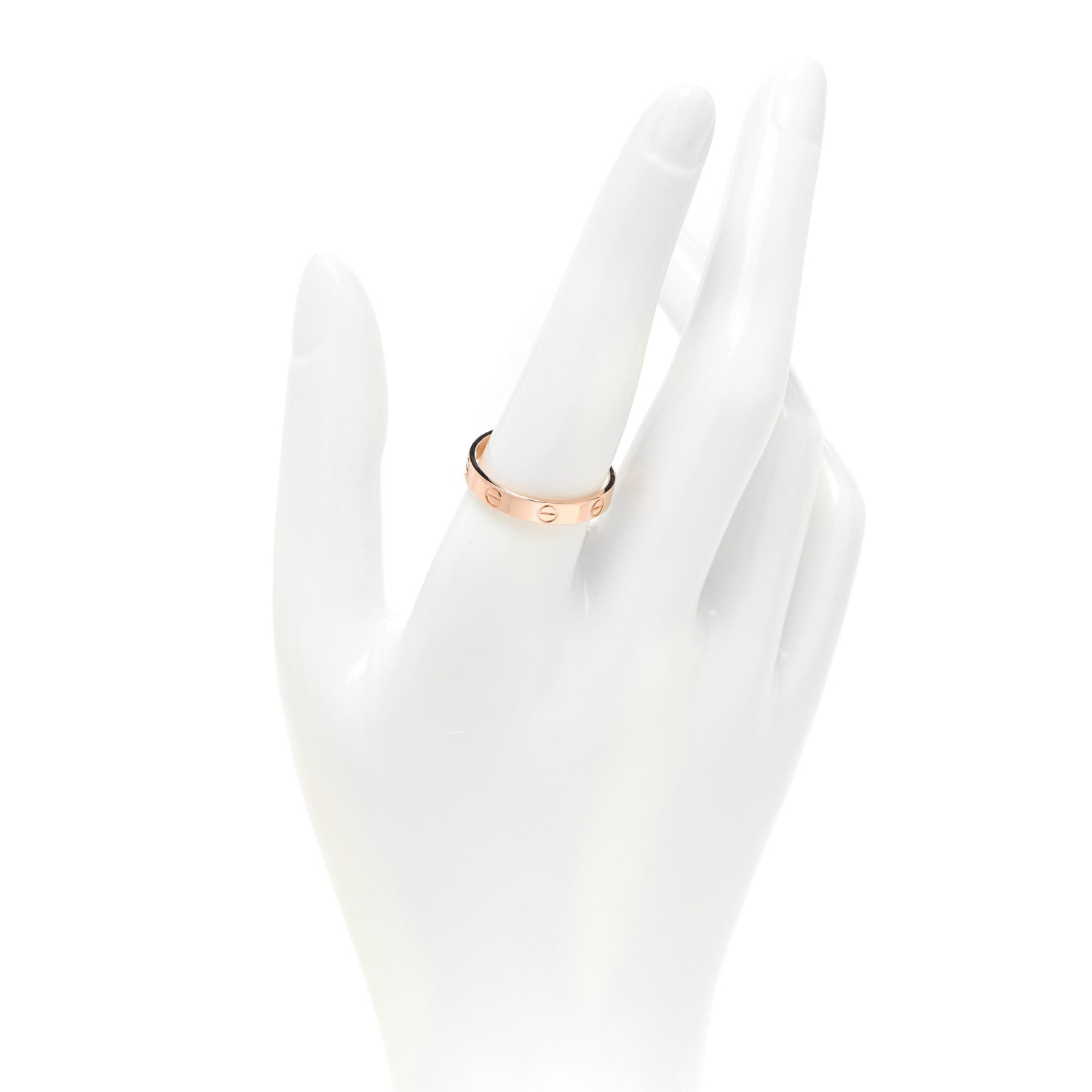 Cartier 18K Pink Gold 3.5mm LOVE Wedding Band Ring 60 9 2 of 4
