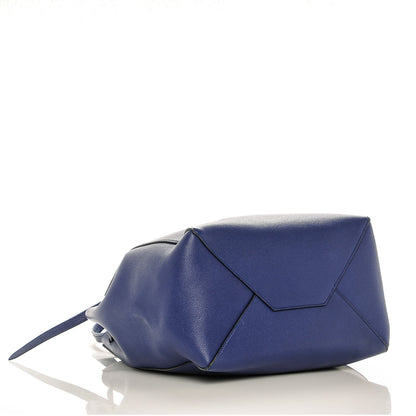 Celine Soft Grained Calfskin Small Belt Cabas Phantom Indigo 4 of 6