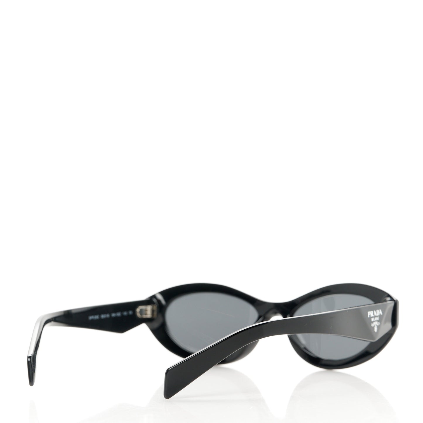 Acetate Oval Sunglasses SPR 26Z Black
