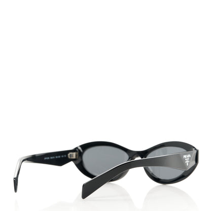 Prada Acetate Oval Sunglasses SPR 26Z Black 4 of 8