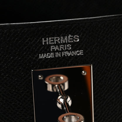 Hermes Epsom Kelly Sellier 35 Black 5 of 9