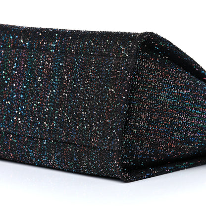 Chanel Calfskin Sequin Medium Deauville Tote Black 9 of 9