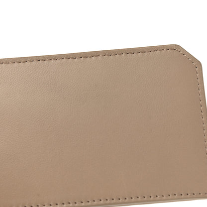 Saint Laurent Lambskin Monogram Loulou Puffer Pouch Clutch Dark Beige 10 of 11