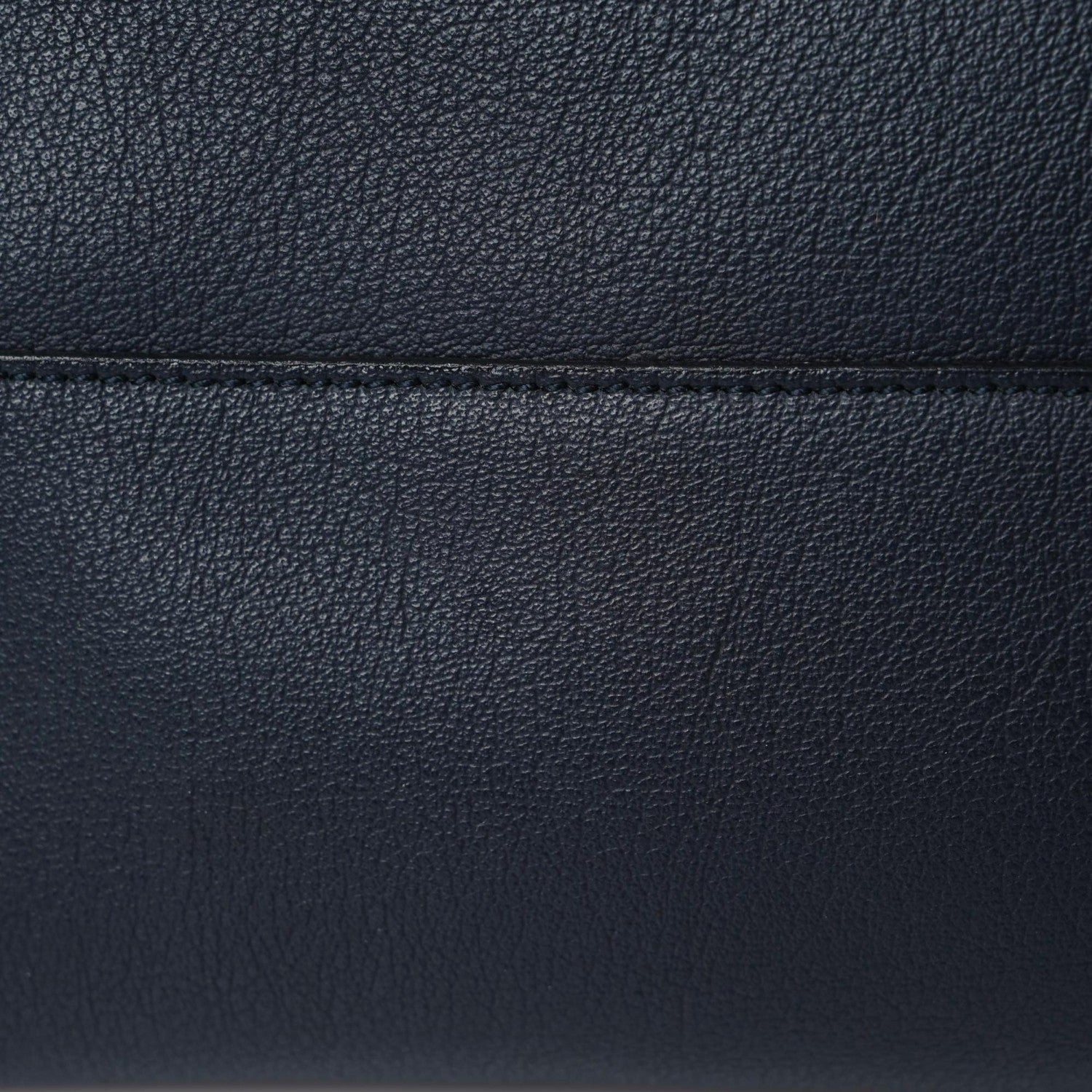 Saint Laurent Calfskin Large Shopping Tote Deep Marine 11 of 20