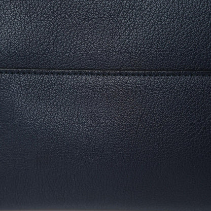 Saint Laurent Calfskin Large Shopping Tote Deep Marine 11 of 20