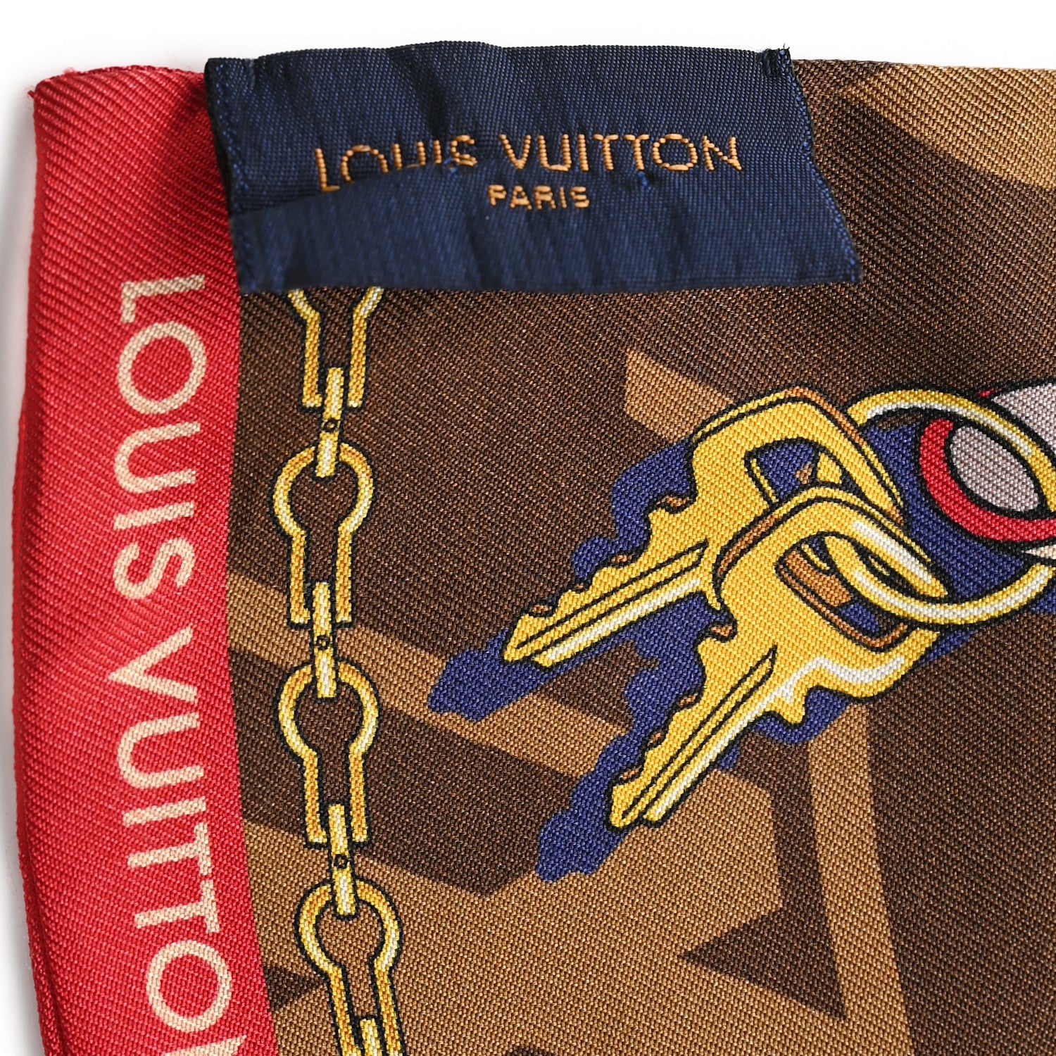 Louis Vuitton Silk Monogram Tribute To Bandeau Marron 3 of 4