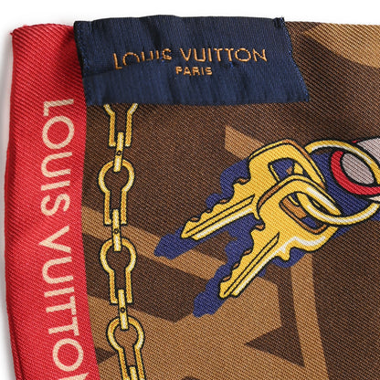 Louis Vuitton Silk Monogram Tribute To Bandeau Marron 3 of 4