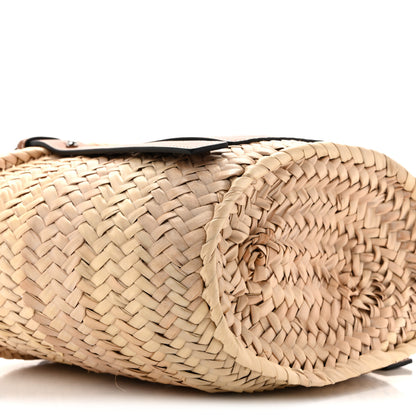 Loewe Raffia Small Basket Tote Bag Natural Tan 9 of 13
