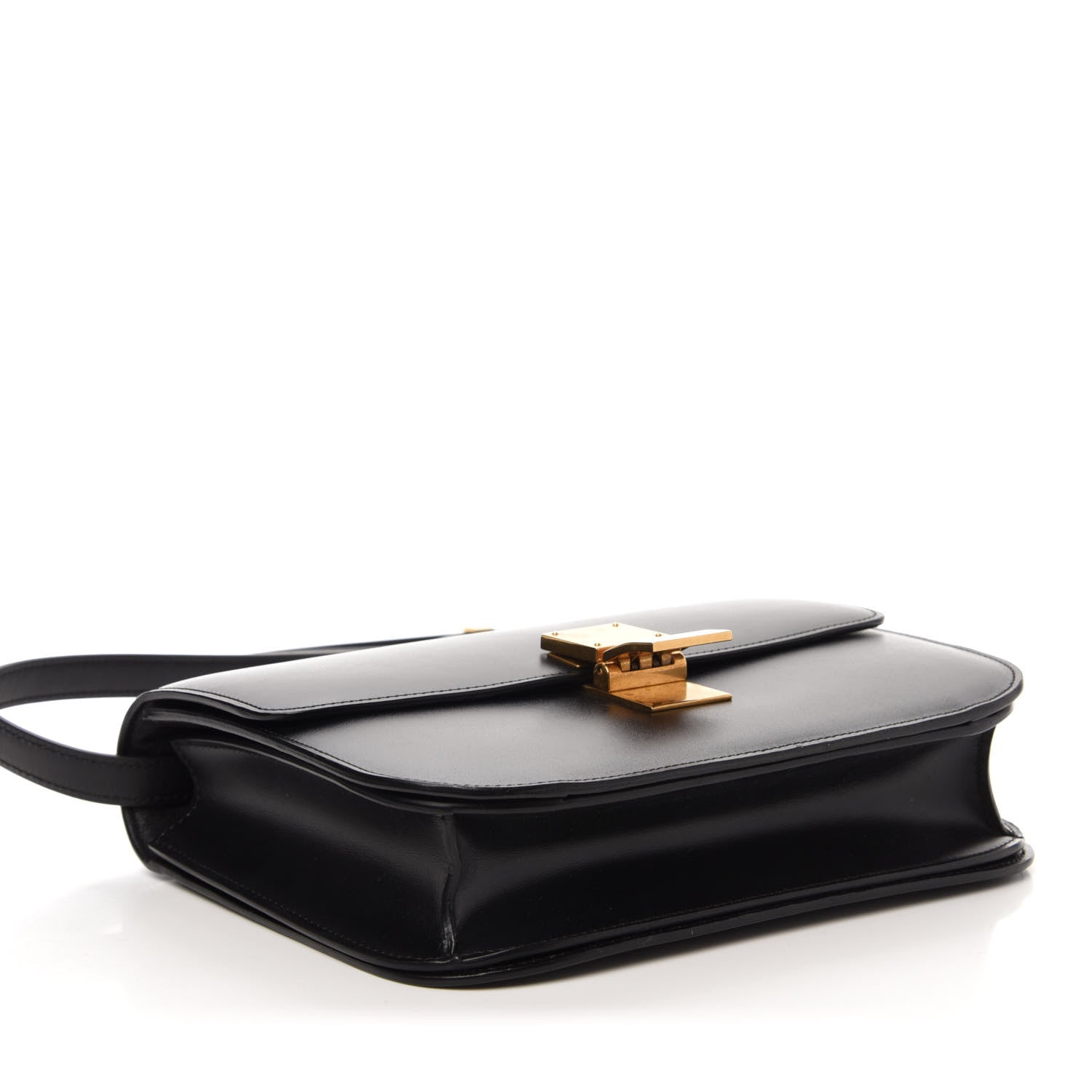 Celine Box Calfskin Medium Classic Box Flap Black 4 of 13