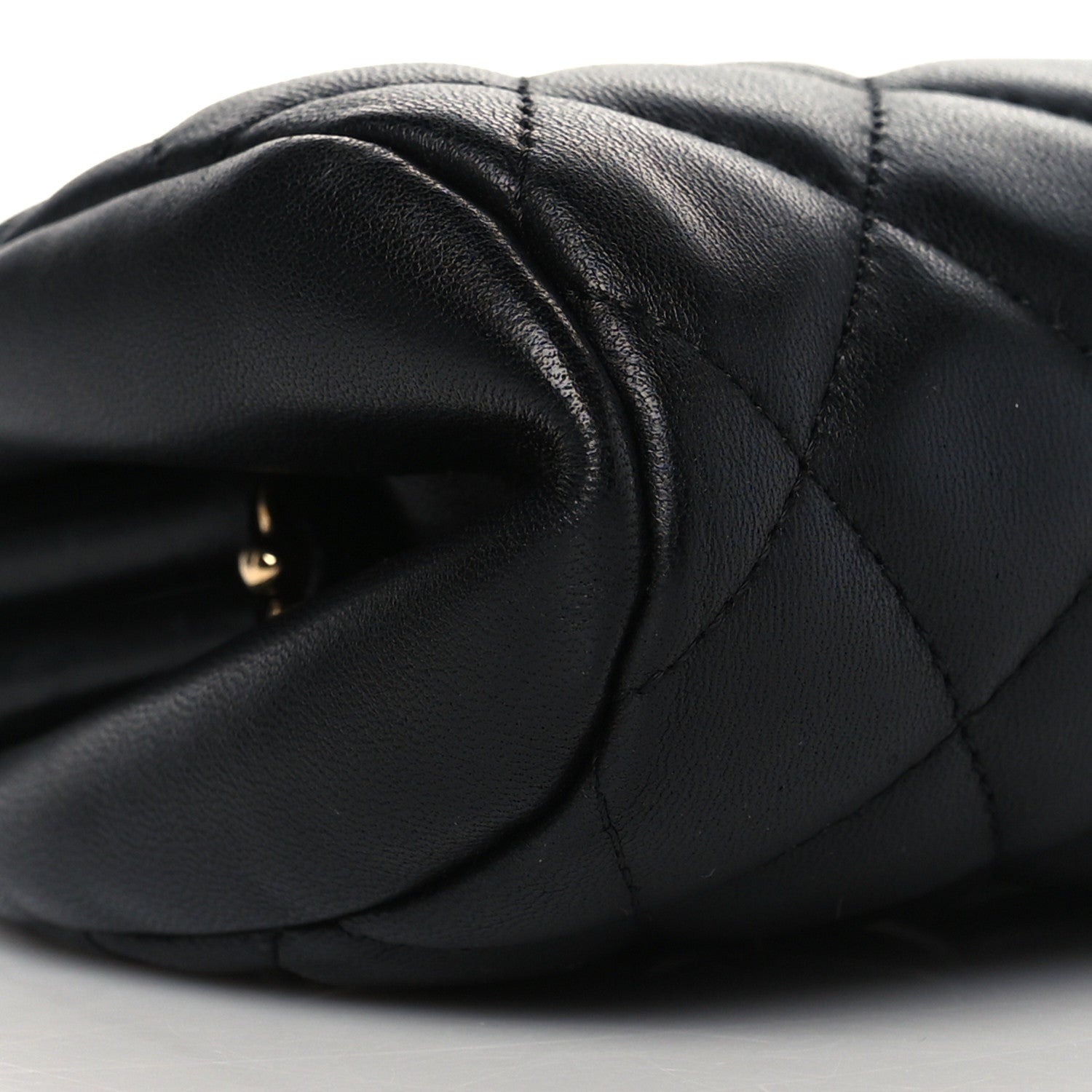 Chanel Lambskin Quilted Timeless Clutch Black 9 of 10