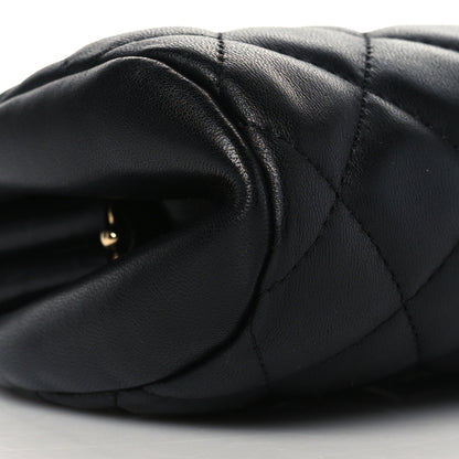 Chanel Lambskin Quilted Timeless Clutch Black 9 of 10
