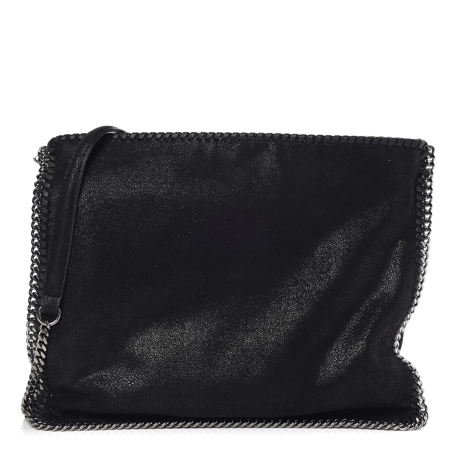 Stella McCartney Shaggy Deer Medium Falabella Crossbody Bag Black 1 of 10