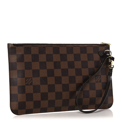Louis Vuitton Damier Ebene Neverfull MM GM Pochette 3 of 13