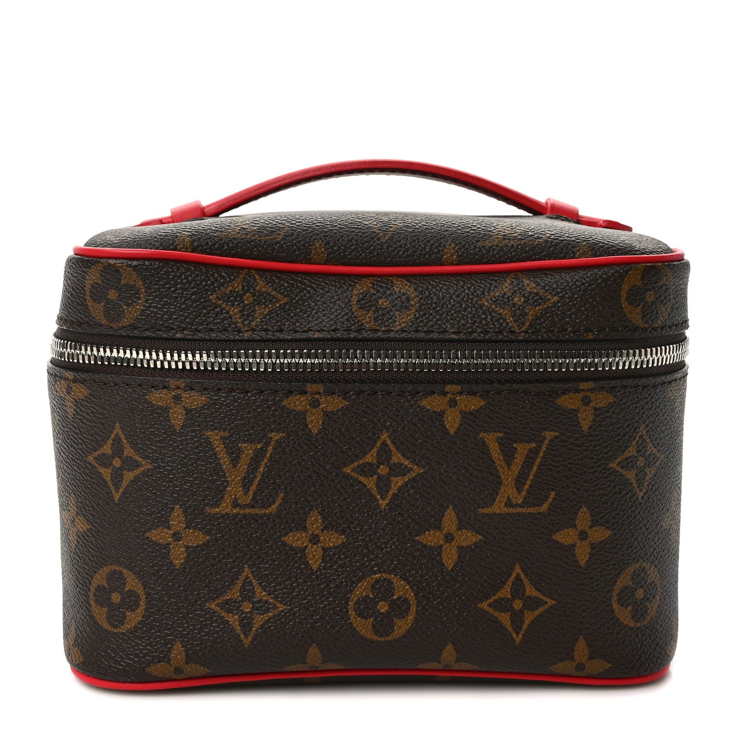 Louis Vuitton Monogram Macassar Nice Mini Rouge 1 of 8