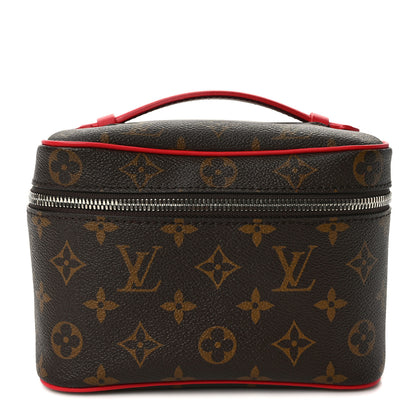 Louis Vuitton Monogram Macassar Nice Mini Rouge 1 of 8