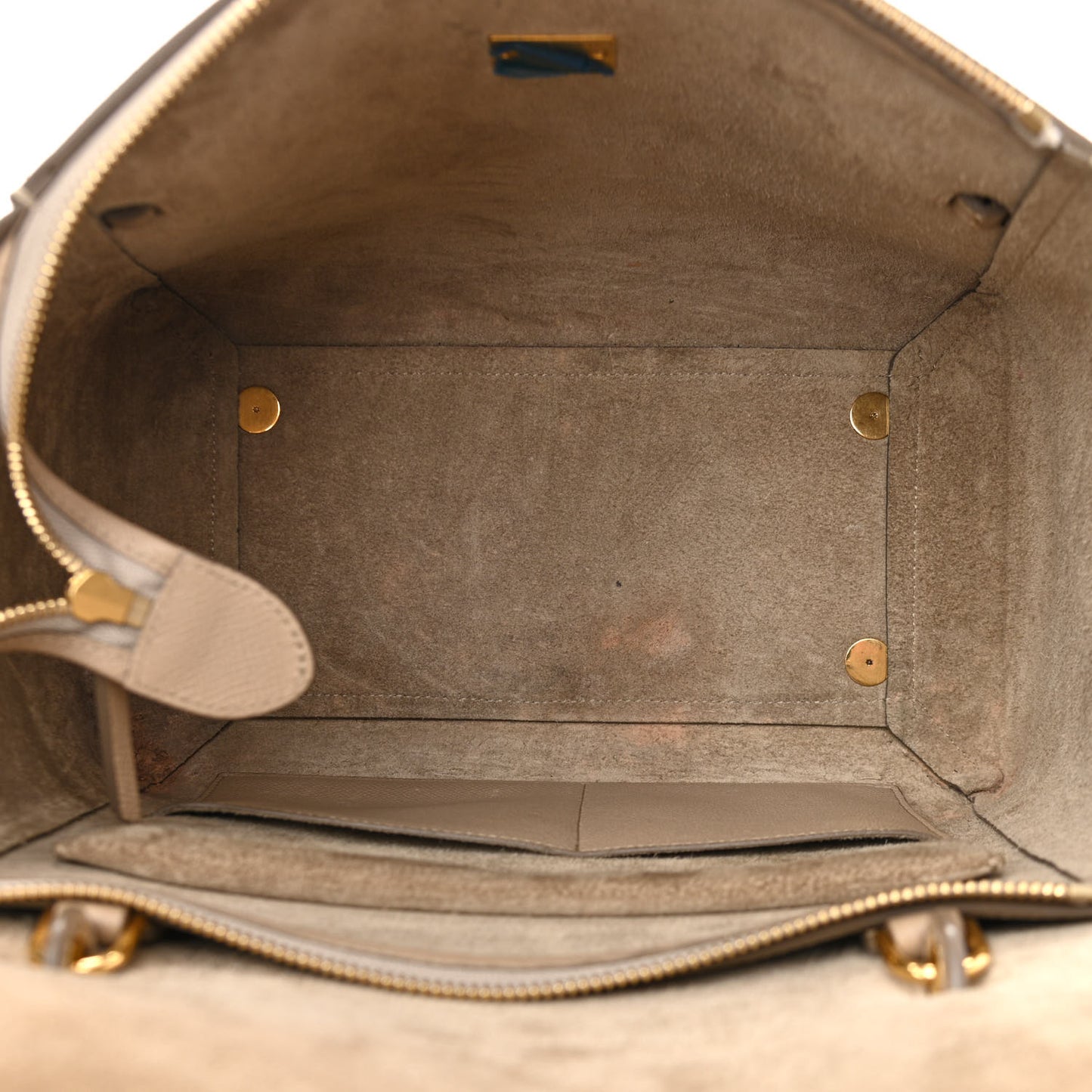 Grained Calfskin Mini Belt Bag Light Taupe