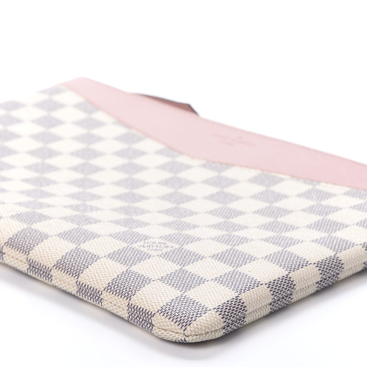 Damier Azur Daily Pouch Rose Poudre