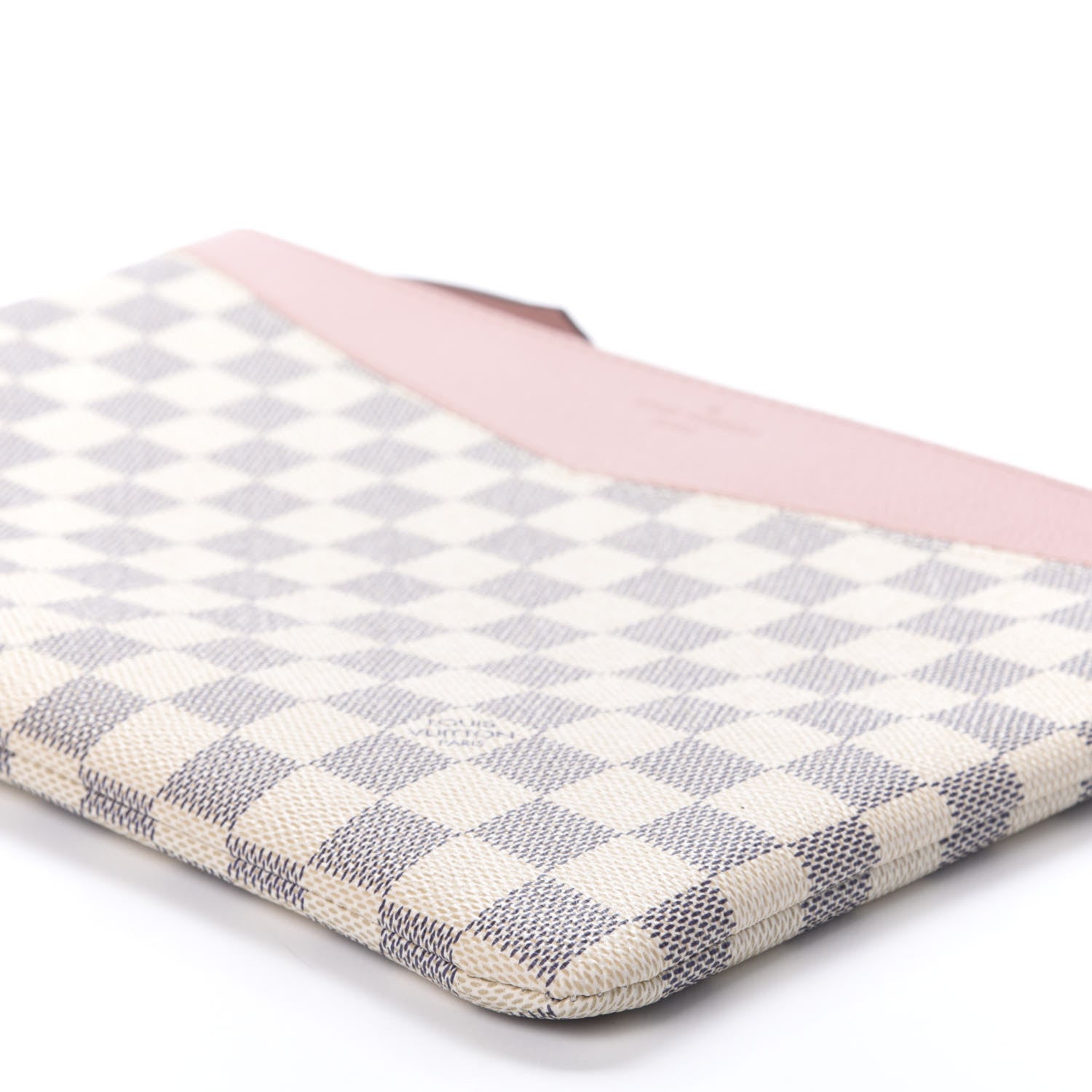Louis Vuitton Damier Azur Daily Pouch Rose Poudre 7 of 10
