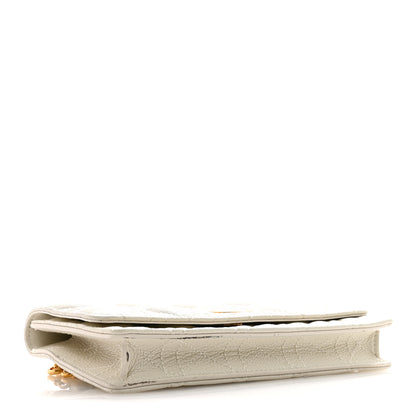 Christian Dior Supple Calfskin Caro Pouch with Chain Latte 4 of 15