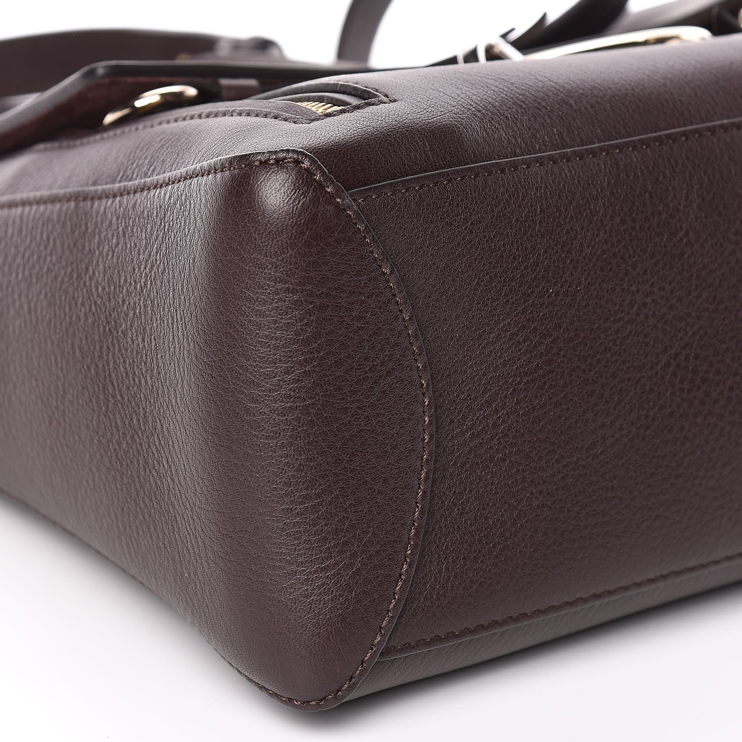 Chloe Calfskin Small Faye Day Shoulder Bag Carbon Brown 7 of 10