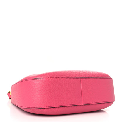 Prada Vitello Phenix Small Zippered Messenger Hobo Peonia 4 of 8