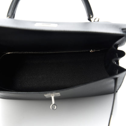Hermes Epsom Kelly Sellier 32 Black 5 of 11