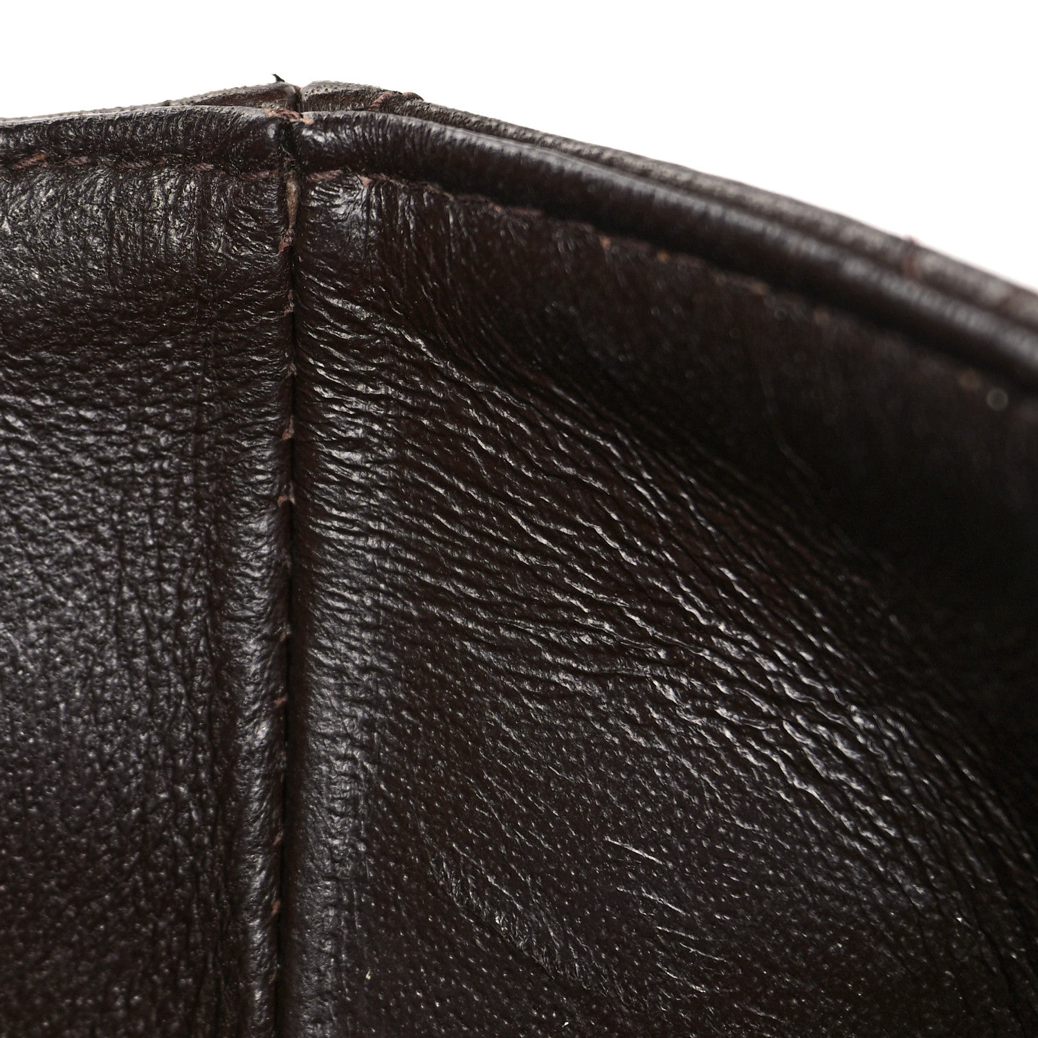 Chanel Lambskin Quilted Mini Square Flap Bag Dark Brown 11 of 13