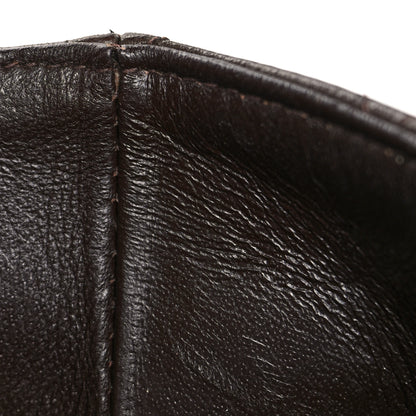 Chanel Lambskin Quilted Mini Square Flap Bag Dark Brown 11 of 13