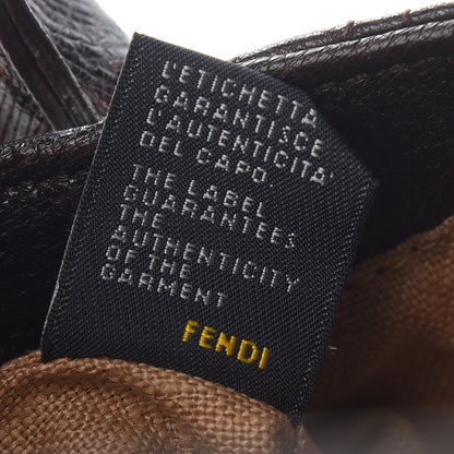 Fendi Zucca Nappa Nuvolata Vitello Tortuga Small Spy Tobacco Moro 7 of 11