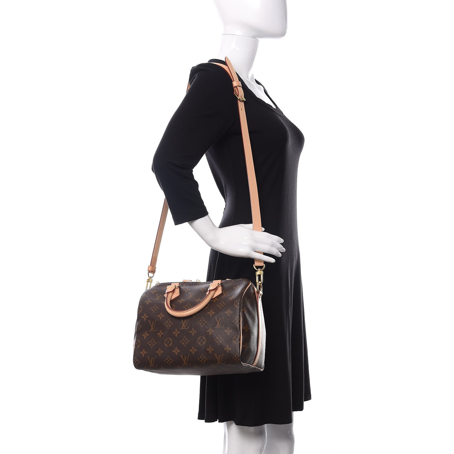 Louis Vuitton Monogram Speedy Bandouliere 25 2 of 12