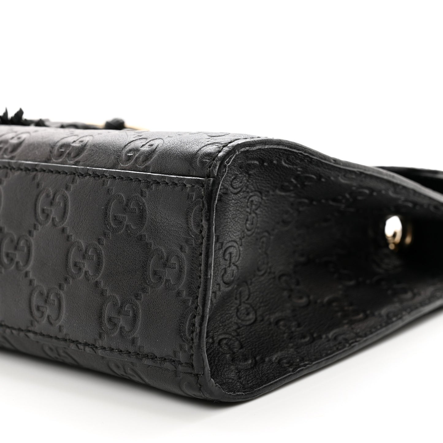 Guccissima Medium Emily Chain Shoulder Bag Black