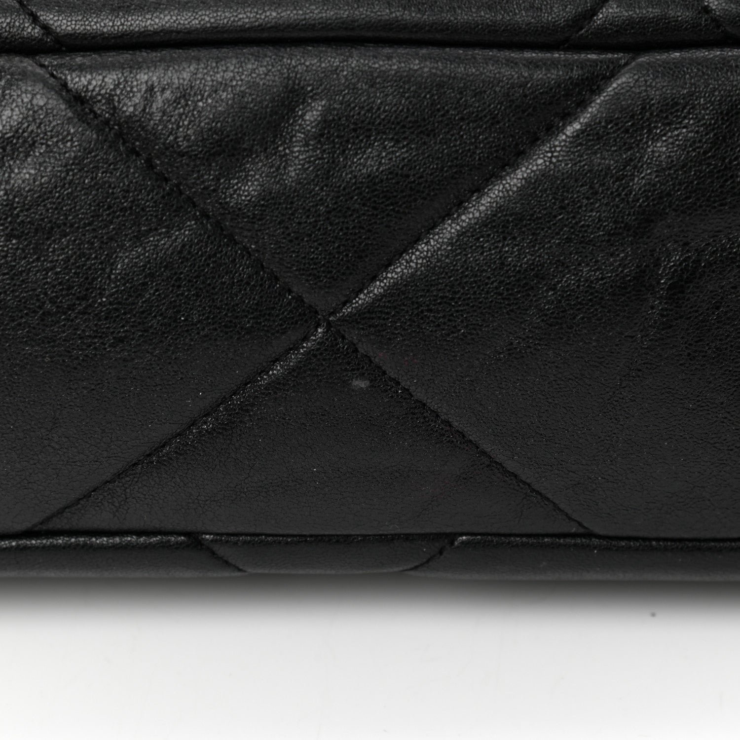 Chanel Goatskin Quilted Large Chanel 19 Flap Black 27 of 33