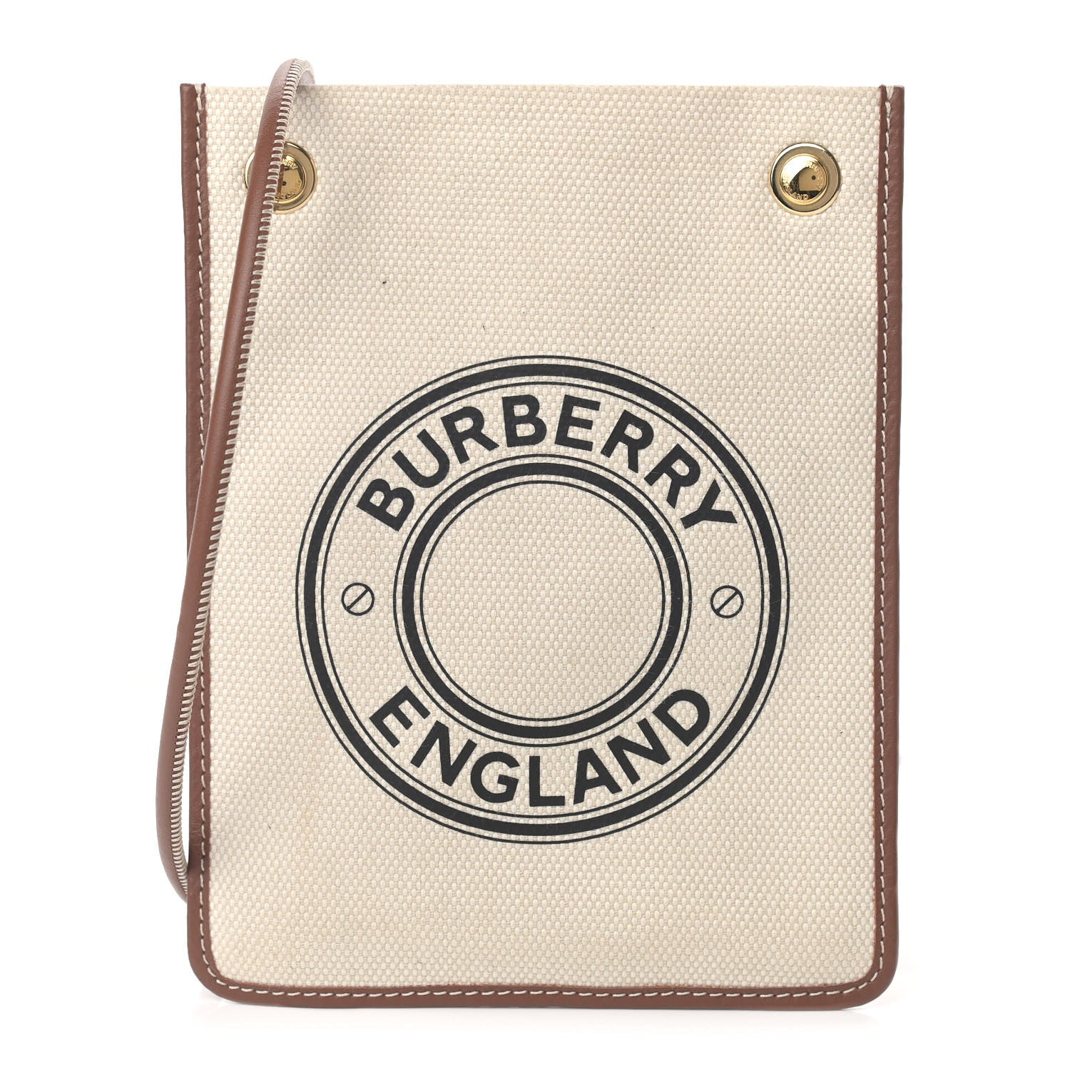 Burberry Canvas Smooth Calfskin Crossbody Pouch 1 of 8