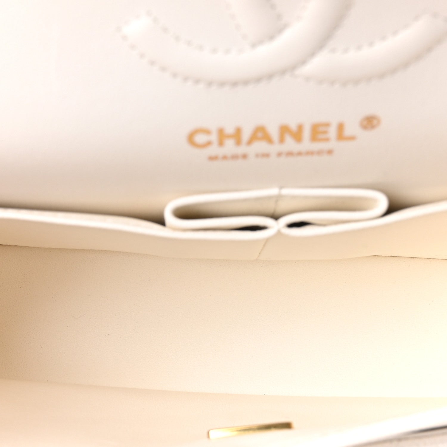 Chanel Caviar Quilted Small Double Flap White 5 of 10