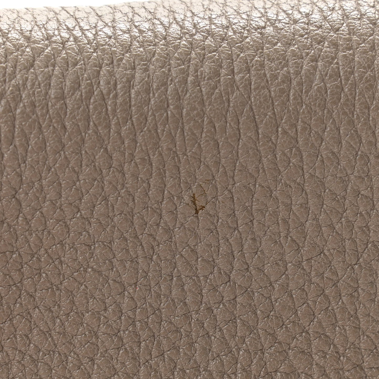 Grained Lambskin Mini Drew Shoulder Bag Motty Grey