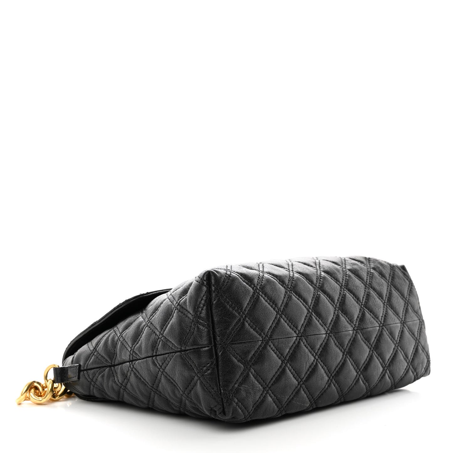 Lambskin Quilted The XL Single Flap Black